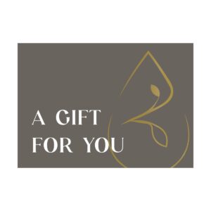 Cadeaubon Huidinstituut Purity, voorkant: A gift for you